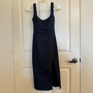 navy showpo dress